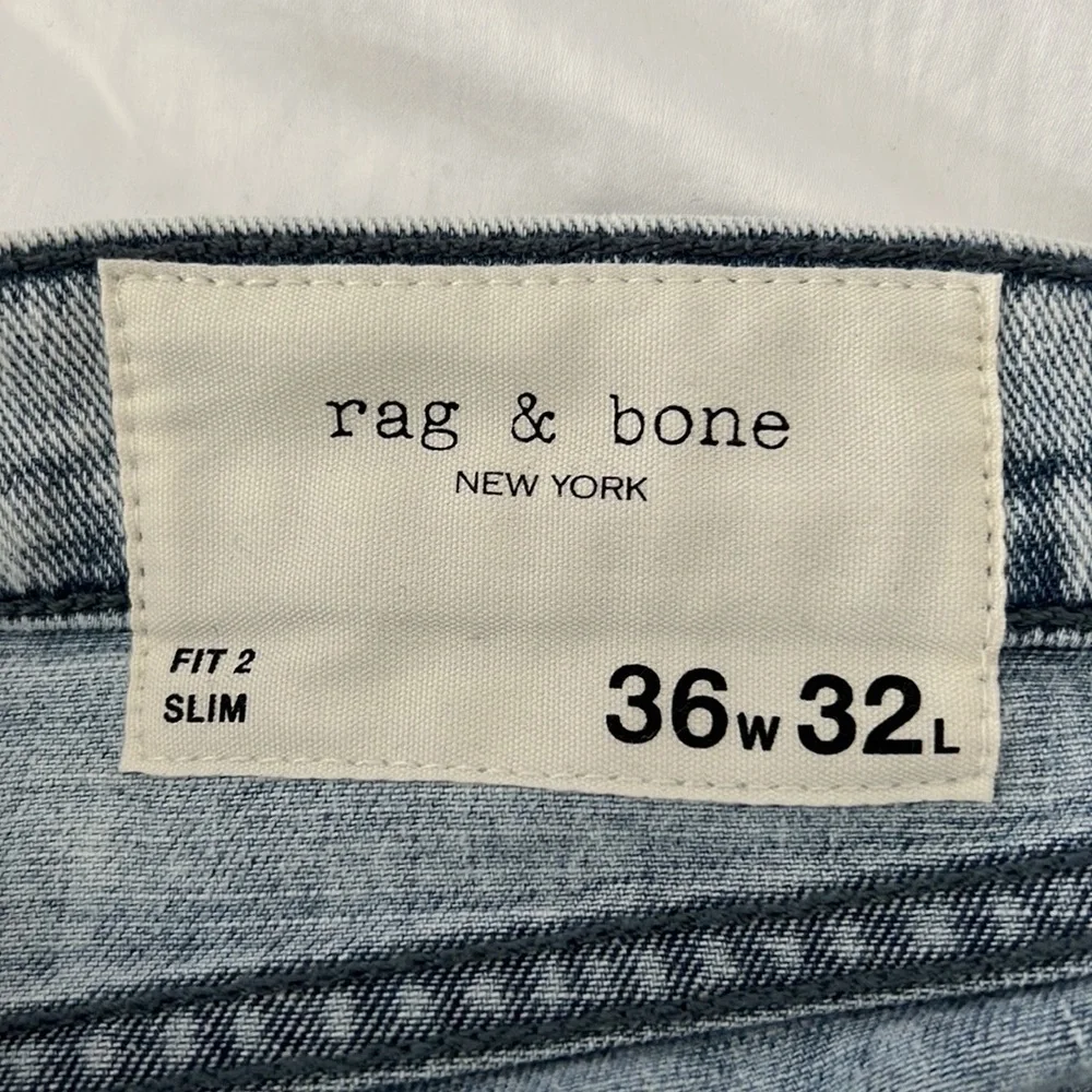 Rag & Bone Fit 2 Slim, 36W 32L - Picture 2 of 2